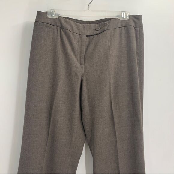 Ann Taylor Petites Size 12 Light Brown Lined Wool Trousers Career Wear - Picture 11 of 12